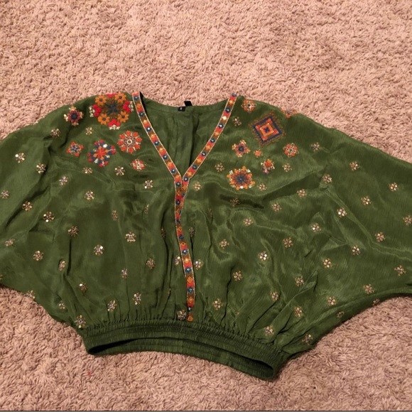 Indian Pakistani Wedding Mendhi Bridal Lengha - Picture 2 of 10